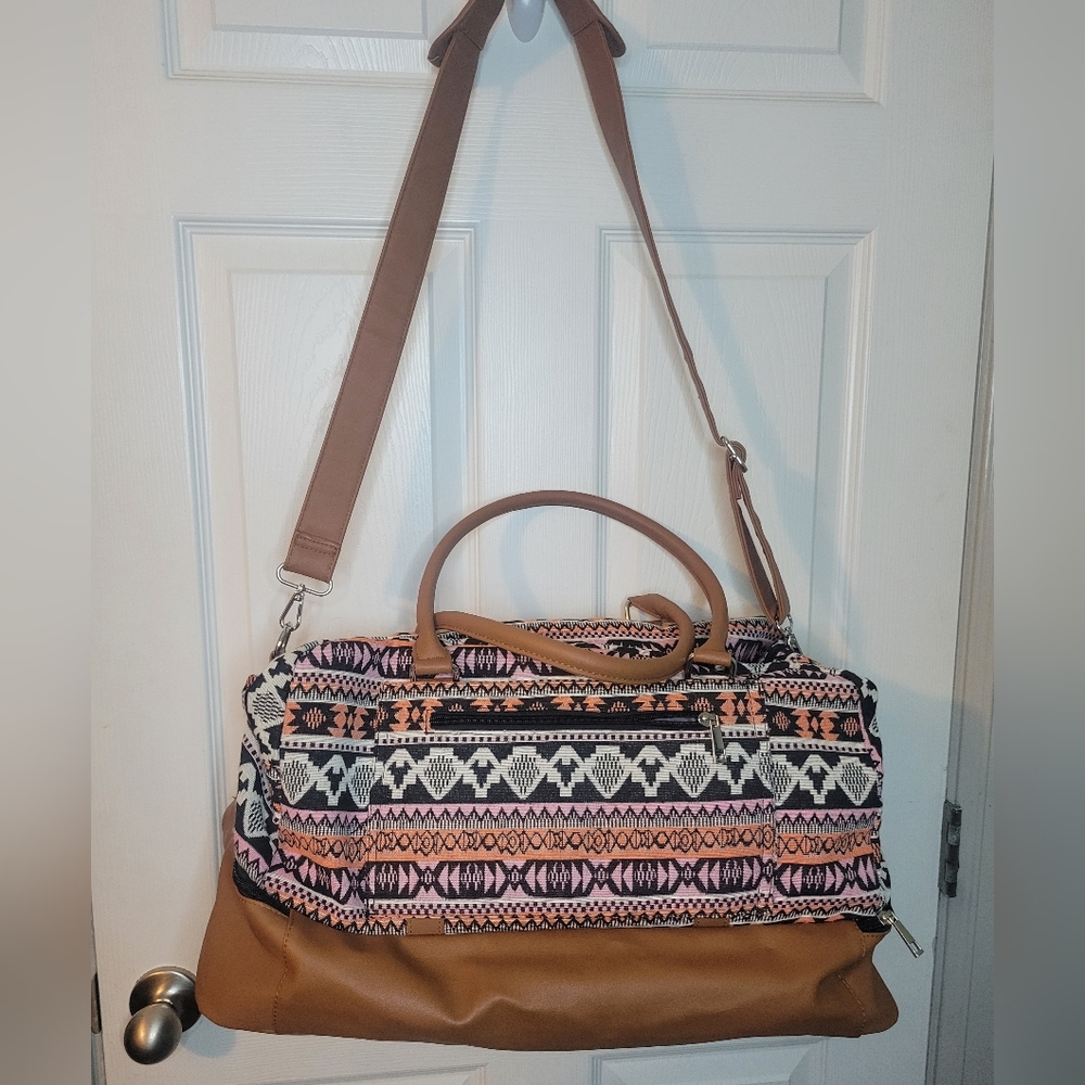 Realer Canvas Weekender Womens Overnight Travel Duffle